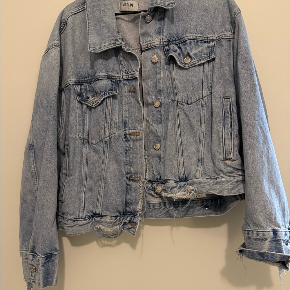 AGOLDE Women's Blue Denim Jacket